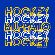 Load image into Gallery viewer, Buffalo Hockey Repeat - Classic Blue/Gold