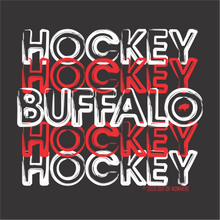 Load image into Gallery viewer, Buffalo Hockey Repeat- Alternate Black/Red