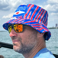 Load image into Gallery viewer, Wing It - Mafia striped bucket hat (Reversible!)