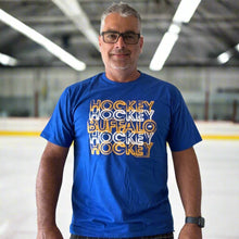 Load image into Gallery viewer, Buffalo Hockey Repeat - Classic Blue/Gold
