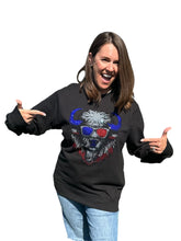 Load image into Gallery viewer, Rhinestone buffalo football Bills t shirt sweatshirt hoodie