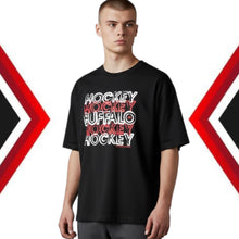 Load image into Gallery viewer, Buffalo Hockey Repeat- Alternate Black/Red