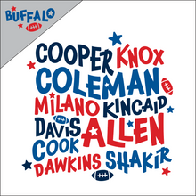 Load image into Gallery viewer, Everyone eats player names Bills t shirt sweatshirt hoodie