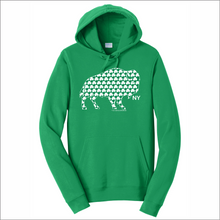 Load image into Gallery viewer, Irish Buffalo St Patricks Day shamrock tee sweatshirt