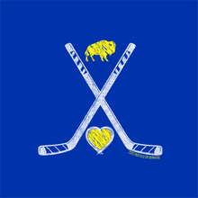 Load image into Gallery viewer, Buffalo Hockey - Crossed Sticks