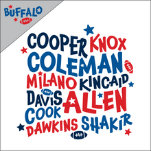 Load image into Gallery viewer, Everyone eats player names Bills t shirt sweatshirt hoodie
