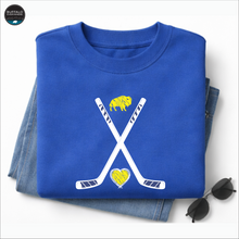 Load image into Gallery viewer, Buffalo Hockey - Crossed Sticks

