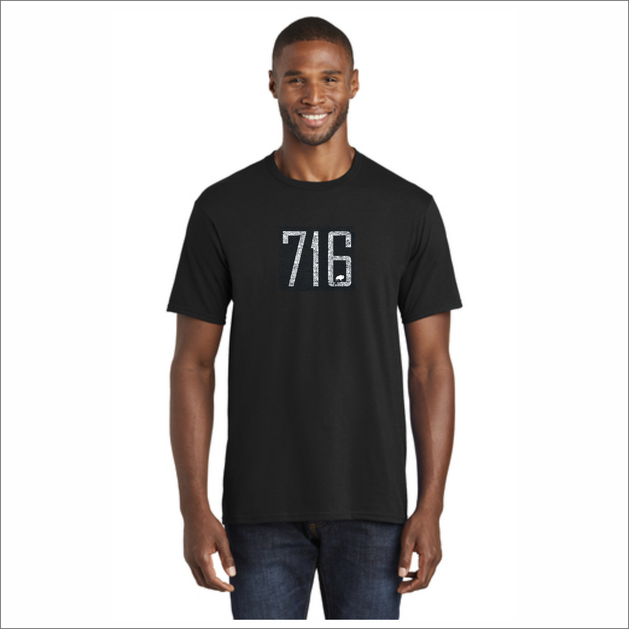 BUFFALOES ネイビー Tシャツ サイズ0 新品 S コストコ BUFFALO メンズ 半袖 Tシャツ ロゴ ネイビー