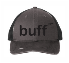 Load image into Gallery viewer, Distressed Cap - buff, NY
