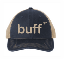 Load image into Gallery viewer, Distressed Cap - buff, NY
