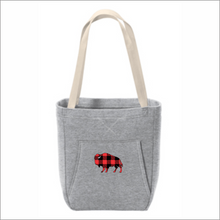 Load image into Gallery viewer, Buffalo Plaid - Sweatshirt Tote
