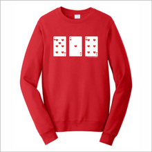 Load image into Gallery viewer, Buffalo Valentines love hearts tee sweatshirt
