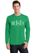 Load image into Gallery viewer, Irish AF Buffalo St Patricks Day tee sweatshirt
